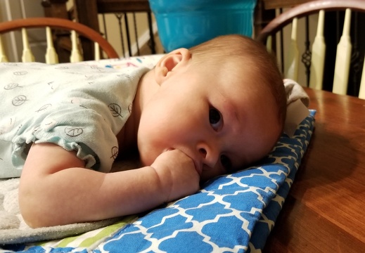 Cracked the code to tummy time: just embrace it.
